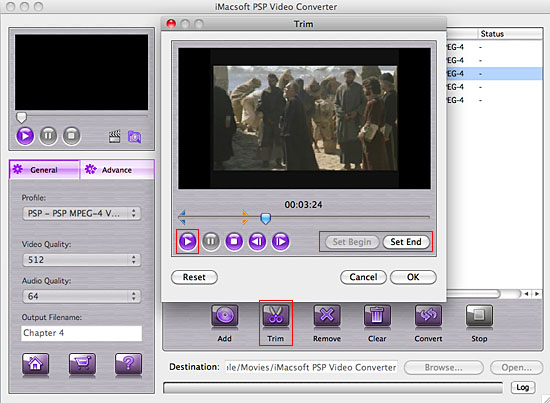 iMacsoft PSP Video Converter for Mac
