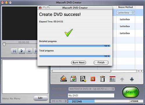 iMacsoft DVD Creator for Mac