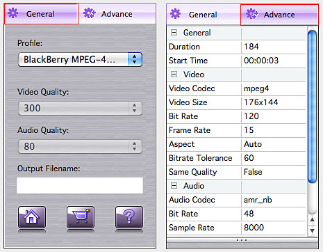 iMacsoft BlackBerry Video Converter for Mac