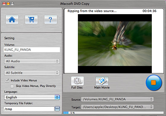 iMacsoft DVD Copy for Mac