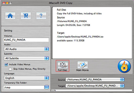 iMacsoft DVD Copy for Mac