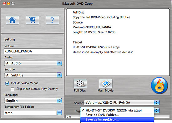 iMacsoft DVD Copy for Mac