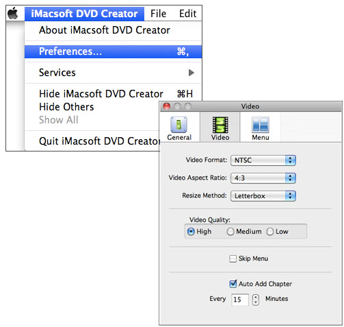 iMacsoft DVD Creator for Mac