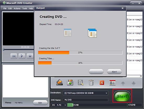 iMacsoft dvd creator