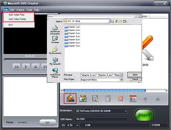 iMacsoft dvd creator