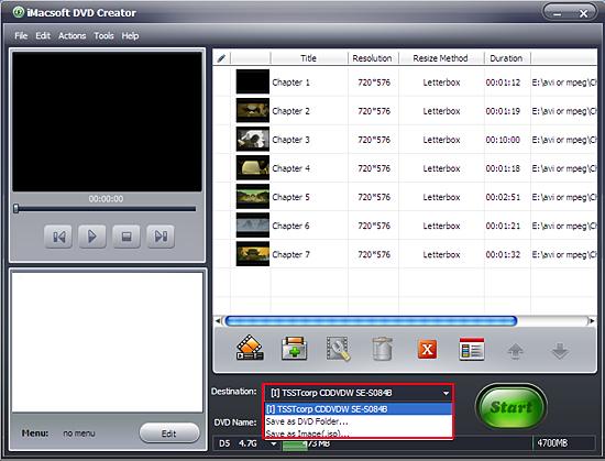 iMacsoft dvd creator