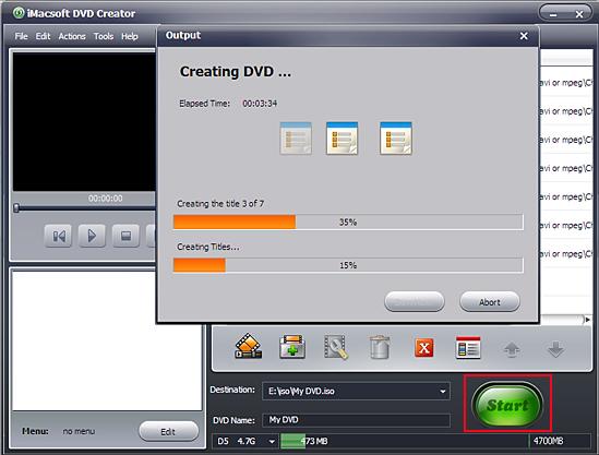 iMacsoft dvd creator