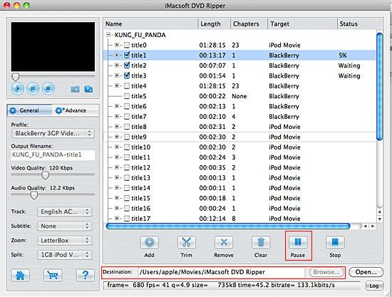 iMacsoft DVD Ripper for Mac