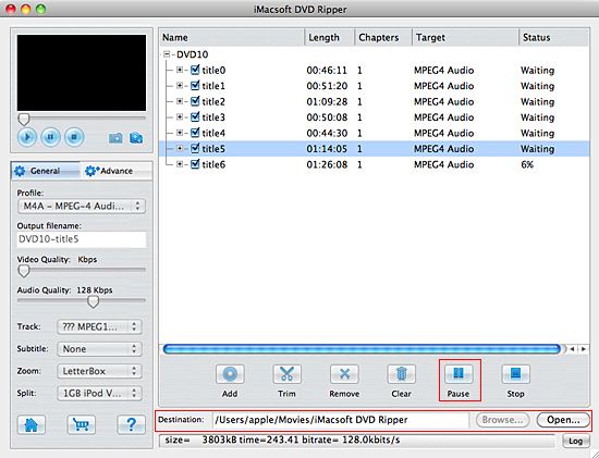 iMacsoft DVD Ripper for Mac