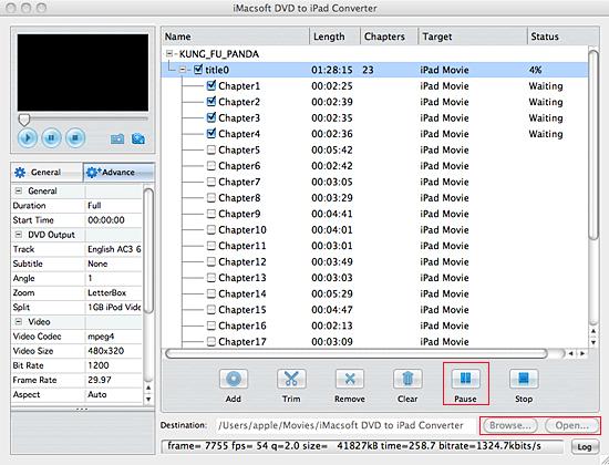 iMacsoft dvd to ipad converter for mac