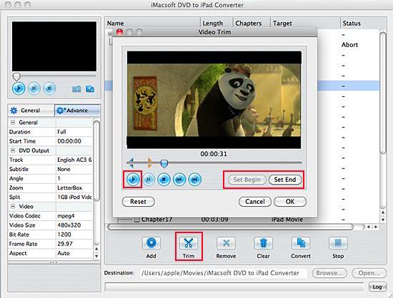 iMacsoft dvd to ipad converter for mac