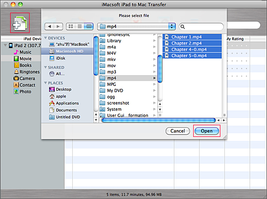 iMacsoft iPad to Mac Transfer