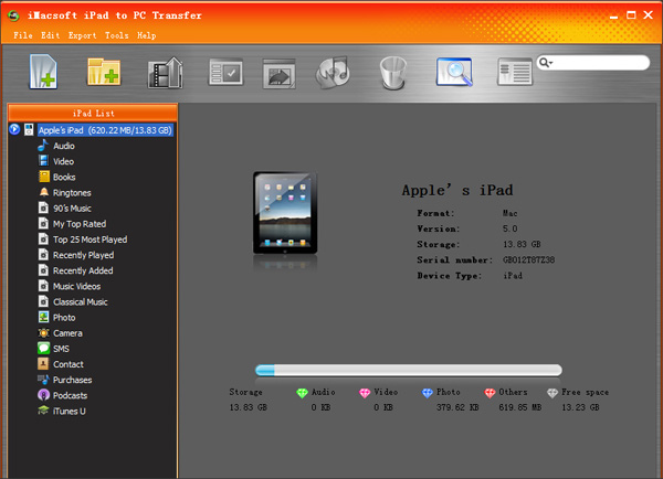 iMacsoft iPad to PC Transfer