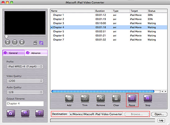 iMacsoft iPad Video Converter for Mac