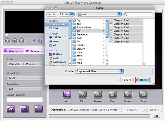 iMacsoft iPad Video Converter for Mac