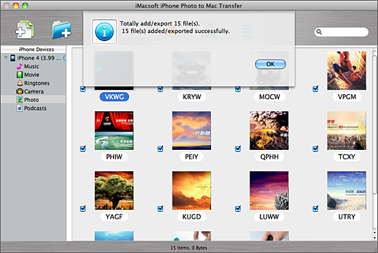 iMacsoft iPhone Photo to Mac Transfer