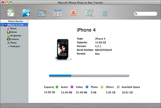 iMacsoft iPhone Photo to Mac Transfer