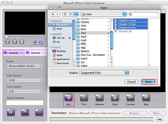 iMacsoft iPhone Video Converter for Mac