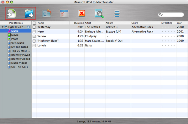 add files to ipod library