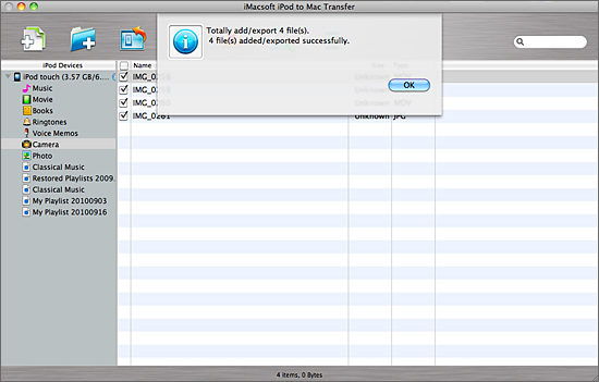 iMacsoft iPod to Mac Transfer