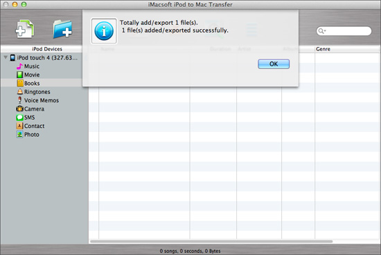 iMacsoft iPod to Mac Transfer