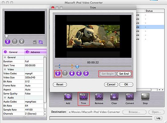 iMacsoft iPod Video Converter for Mac