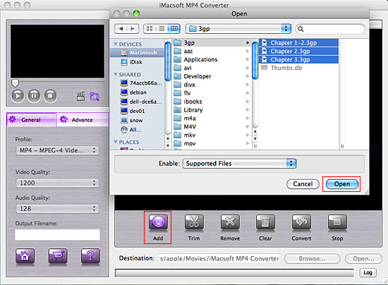 iMacsoft MP4 Converter for Mac