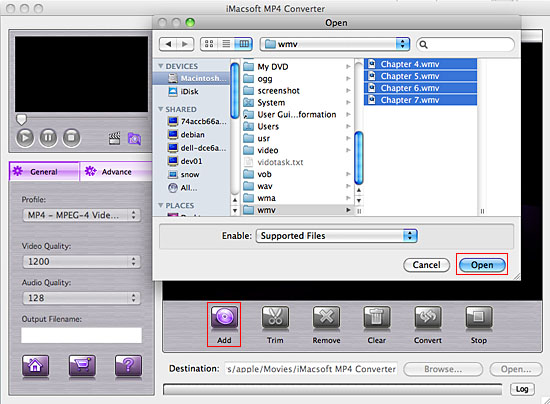 iMacsoft MP4 Converter for Mac