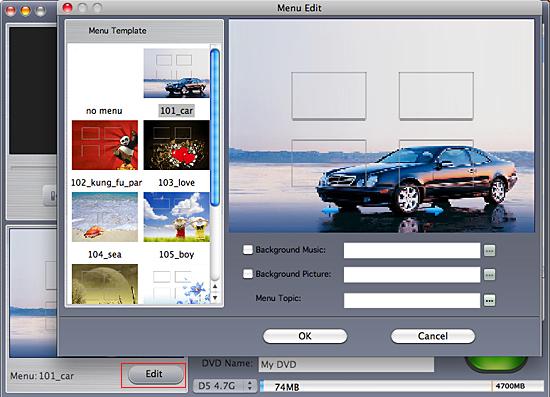 iMacsoft MPEG to DVD Converter for Mac