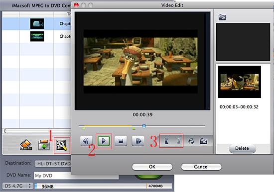 iMacsoft MPEG to DVD Converter for Mac