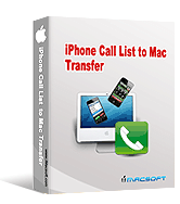 iPhone Call List to Mac Transfer box