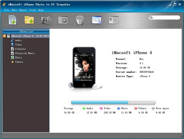 iMacsoft iPhone Photo to PC Transfer screenshot