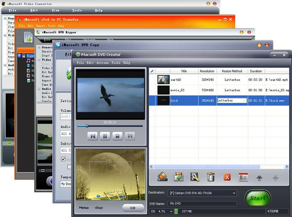 More screenshots of iMacsoft Media Toolkit Ultimate.