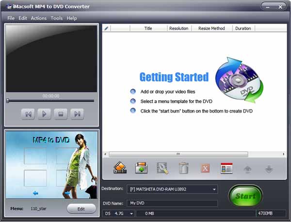 Converting mp4 to dvd