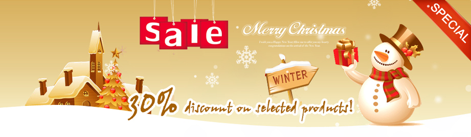 Christmas 2014 sales: save 30% on selected orders